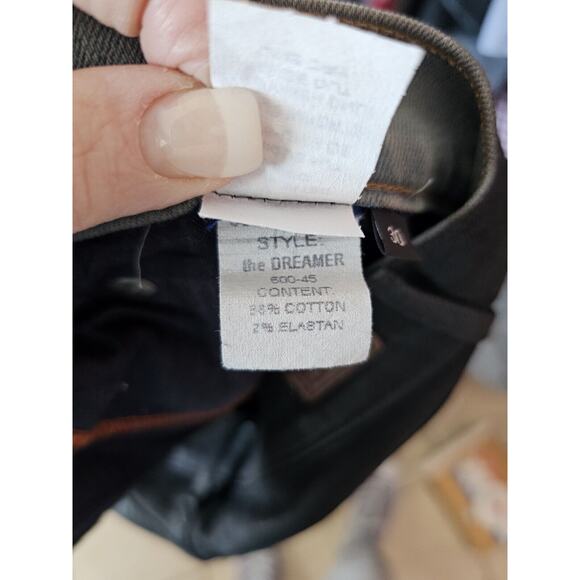 Principle Denim Innovators Black Leather Look Jeans‎ Womens 30 Dreamer Skinny - Picture 6 of 7